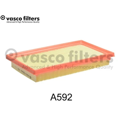 Imagem de DAVID VASCO A592 Filtro de ar 37mm 151mm 270mm rectangular Cartucho filtrante TOYOTA: C HR, Corolla XII Carrinha, RAV4 V