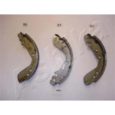 Imagem de ASHIKA 55 04 493 Maxilas de Travão Eixo traseiro 180mm 31,8mm HONDA: Jazz 2