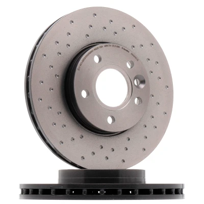 Imagem de BREMBO 09.A905.1X Disco de travão 278 25 5 perfurado/ventilado revestido alto carbono VOLVO: V40 Hatchback, V50, C30, FORD: FOCUS 3, 3 Turnier
