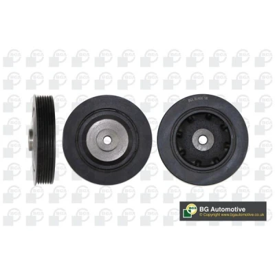 Imagem de BGA DP0205 Polia da Cambota 136, 132mm desacoplado PEUGEOT: 206 Hatchback, 307 SW, RENAULT: CLIO 2 Kasten, Megane I Grandtour, 1