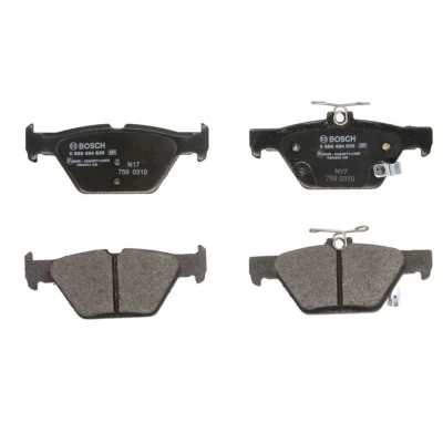 Imagem de BOSCH 0 986 494 836 Jogo de pastilhas para travão disco Baixo teor metálico com avisador sonoro desgaste chapa anti ruído SUBARU: Forester V