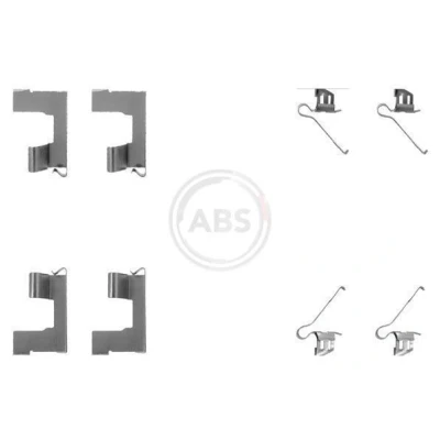 Imagem de A.B.S. 1179Q Kit de acessórios, pastilhas travão SUZUKI: SJ 413