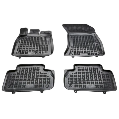 Imagem de REZAW PLAST 200413 Conjunto de tapete chão Borracha à frente e atrás preto VOLVO: XC90 II