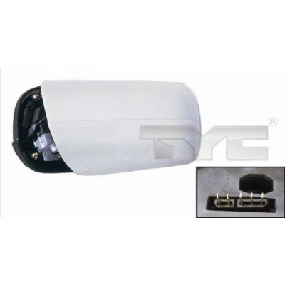 Imagem de Espelho retrovisor Tyc 321 0016 esquerda com subcapa plano, aquecível, tom azul, para regulação eléctrica dos espelhos MERCEDES BENZ: Classe C Sedan