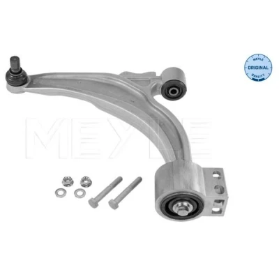 Imagem de MEYLE 616 050 0034 Braço de suspensão ORIGINAL Quality com acessórios apoio borracha Eixo dianteiro, lado esquerdo transversal Alumínio