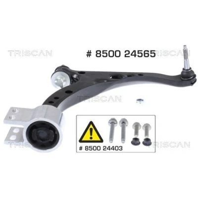 Imagem de TRISCAN 8500 24565 Braço de suspensão com articulação suspensão/guia, apoio borracha transversal 12,6