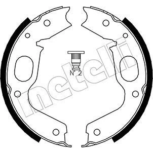 Imagem de METELLI 53 0264 Maxilas de Travão Mão com acessórios MITSUBISHI: PAJERO 2