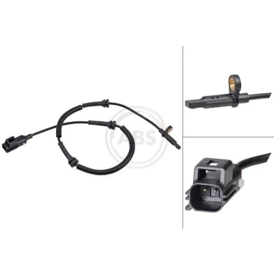 Imagem de A.B.S. 32324 Sensor de ABS activo 660mm 760mm 38mm preto