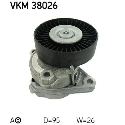 Imagem de SKF VKM 38026 Polia Tensora MERCEDES BENZ: Classe C T modell, CLK Coupe, E Sedan