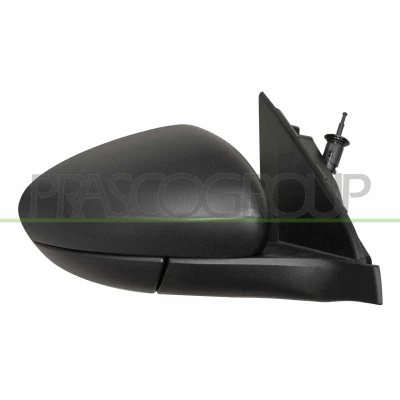 Imagem de Espelho retrovisor Prasco FT4487003 com sensor à direita preto ajuste: por cabo de aço, convexo, sem cor FIAT: Tipo Carrinha, Sedan