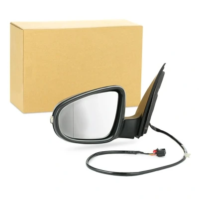 Imagem de Espelho retrovisor Van Wezel 5863807 esquerda preto completo, não esférico, para regulação eléctrica dos espelhos, aquecível