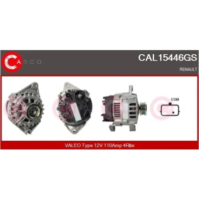 Imagem de CASCO CAL10234AS Alternador 12V 180A VOLKSWAGEN: Touareg I, Transporter 5