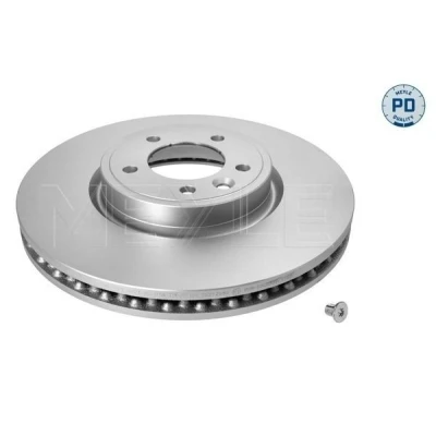 Imagem de MEYLE 53 83 521 0021/PD Disco de travão Eixo dianteiro 349 34 5 120 ventilado Revestido a discos zinco alto carbono com parafusos