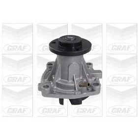 Imagem de GRAF PA802 Bomba de água com retentor, sem tampa mecânico Ferro fundido para accionamento da correia trapezoidal estriada JEEP: Grand Cherokee I