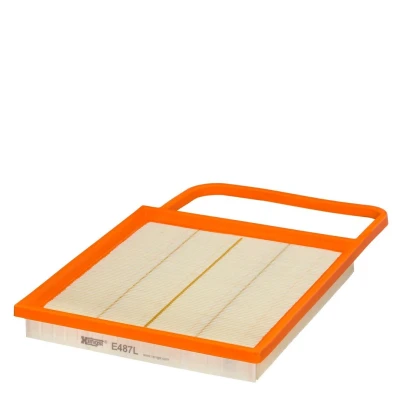 Imagem de HENGST FILTER E487L Filtro de ar 34 247 360 Cartucho filtrante SKODA: Fabia 1 Combi, I Hatchback, Sedan, VOLKSWAGEN: Polo IV Hatchback