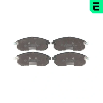 Imagem de OPTIMAL BP 12374 Jogo de pastilhas para travão disco Eixo dianteiro com avisador sonoro desgaste NISSAN: Juke, Pulsar Hatchback, Tiida Hatchback