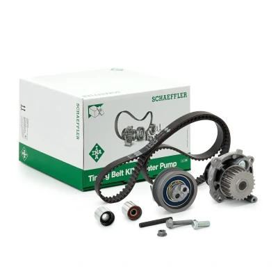 Imagem de INA 530 0445 32 bomba de Água + Kit Correia Distribuição com água VOLKSWAGEN: Golf 5, Passat B6 Variant, Sedan
