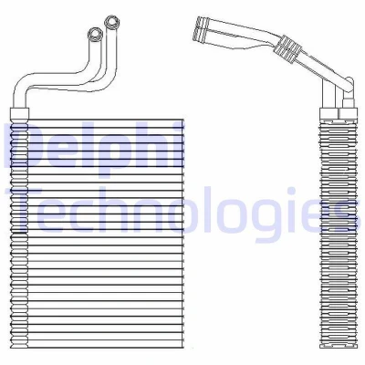 Imagem de DELPHI TSP0525197 Evaporador sem válvula de expansão