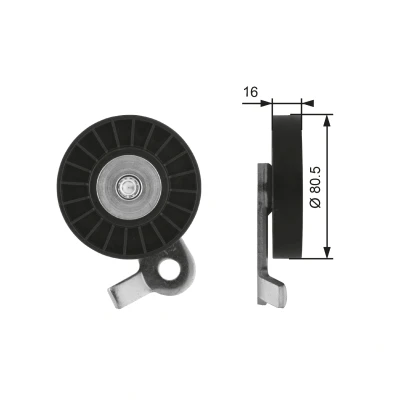 Imagem de GATES FleetRunner Micro V Kit T39060 Polia Tensora
