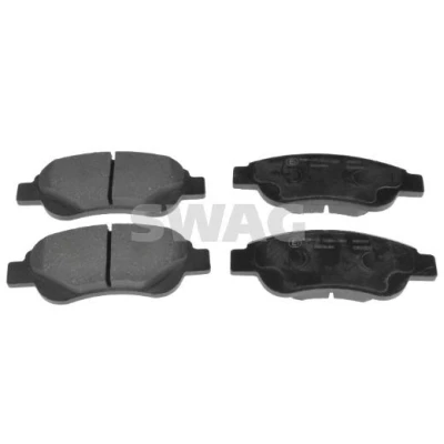 Imagem de SWAG 62 91 6589 Jogo de pastilhas para travão disco Eixo dianteiro excl. contacto aviso desgaste CITROËN: C1 I, II, PEUGEOT: 108 Hatchback