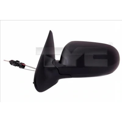Imagem de espelho retrovisor Tyc 331 0018 esquerda preto ajuste: por cabo de aço, não esférico, caixa do grande SEAT: Leon I Hatchback