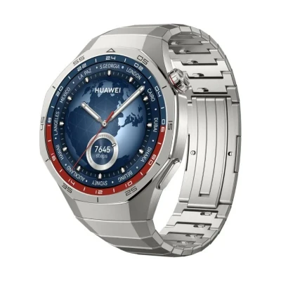 Imagem de Huawei Watch GT 5 Pro 46mm Prata (Faixa De Metal Prateada)