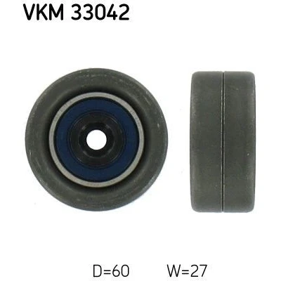 Imagem de SKF VKM 33042 Polia Tensora PEUGEOT: 306 Hatchback, 206 307 Carrinha, CITROËN: C3 I Xsara Hatchback