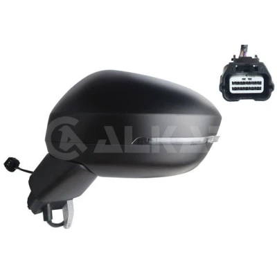 Imagem de Espelho retrovisor Alkar 9039764 esquerda com subcapa elétrico aquecível, dobrável electricamente, convexo para veículo volante à