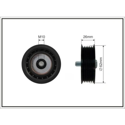 Imagem de CAFFARO 80 05 Polia de Desvio SAAB: 9 5 Carrinha, 3 Hatchback