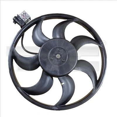 Imagem de TYC 825 0028 ventilador de radiador 390 280 sem estrutura do (caixilho), com resistência carga OPEL: Astra G CC