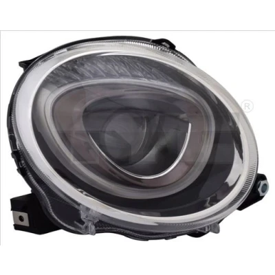 Imagem de TYC 20 15505 05 2 Farol Principal à direita H7 para circulação pela com motor elétrico FIAT: 500 Hatchback, C Cabrio