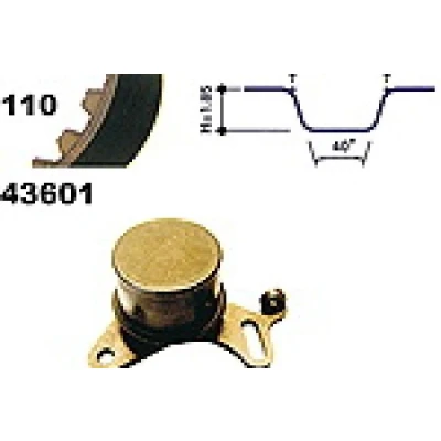 Imagem de MAPCO 23601 Jogo de correias dentadas 110