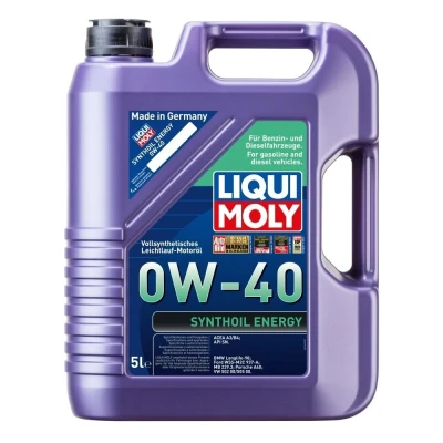 Imagem de Liqui Moly Synthoil Energy 0W 40 5l Óleo do motor 9515 VOLKSWAGEN: Golf 5, Polo IV Hatchback, 7, AUDI: A3 A4 B6 Sedan, Avant