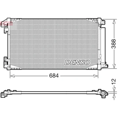 Imagem de Condensador, ar condicionado DENSO DCN50119