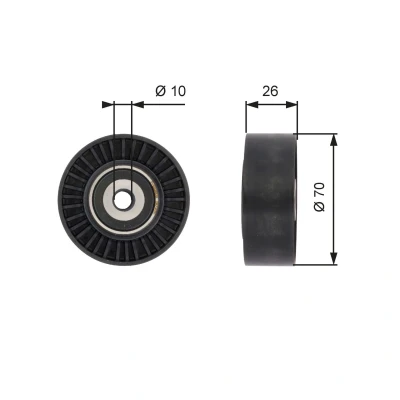 Imagem de GATES FleetRunner Micro V Kit T36393 Polia de Desvio