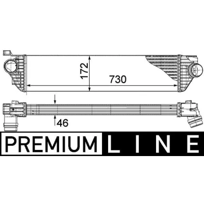 Imagem de MAHLE ORIGINAL CI 386 000P Intercooler RENAULT: MASTER 3 Kasten