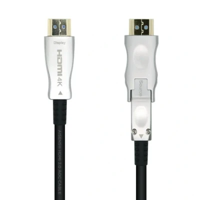 Imagem de Cabo HDMI Aisens A148 0510 2.0 AOC 15m 4K@60Hz 18Gbps Preto
