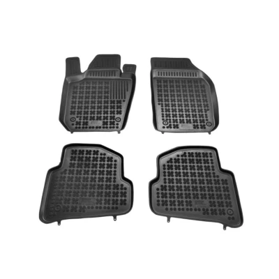 Imagem de REZAW PLAST 200211 Conjunto de tapete chão Borracha à frente e atrás 4 preto medida SKODA: Fabia III Carrinha, Hatchback