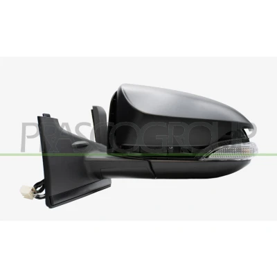 Imagem de Espelho retrovisor Prasco TY3297324P esquerda preto/vermelho elétrico aquecível, convexo