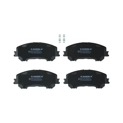 Imagem de KAMOKA JQ1013278 Jogo de pastilhas para travão disco Eixo dianteiro com avisador sonoro desgaste SUBARU: Impreza II Sedan, Legacy 4, Forester