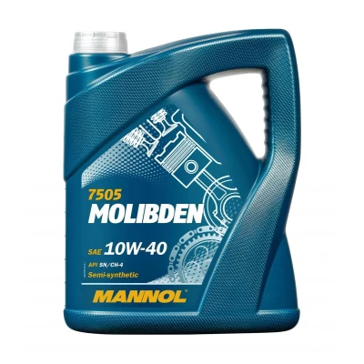 Imagem de Mannol Molibden 10W 40 5l Óleo do motor MN7505 5 OPEL: Astra F Caravan, Combo C Van / Carrinha, Vectra B Sedan, TOYOTA: CARINA 2