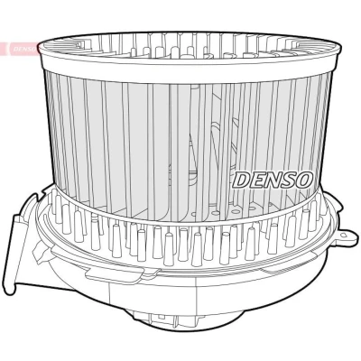 Imagem de DENSO DEA21010 Ventilador do Habitáculo para veículo com volante à esquerda resistência PEUGEOT: 307 CC, Hatchback, 206 Hatchback