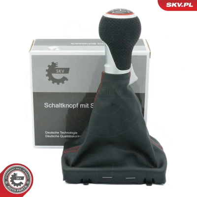 Imagem de ESEN SKV 63SKV416 Manete de mudanças 6 velocidades Couro AUDI: A4 B6 Avant, Sedan, B7 Avant