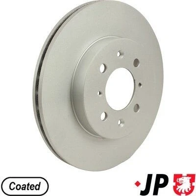 Imagem de JP GROUP 3463100300 Disco de travão Eixo dianteiro 262 21 4 interior ventilado revestido HONDA: CIVIC 6 Stufenheck, 7 Hatchback