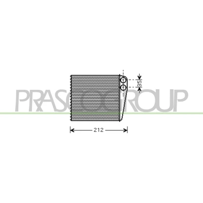 Imagem de PRASCO RN325H001 Radiador Quente RENAULT: CLIO 3