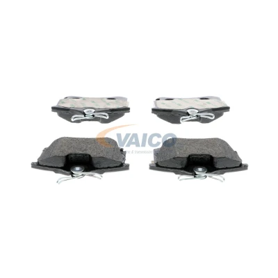 Imagem de VAICO V10 8178 Jogo de pastilhas para travão disco Q+, original equipment manufacturer quality Eixo traseiro excl. contacto aviso desgaste