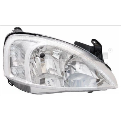 Imagem de TYC 20 6065 35 2 Farol Principal à direita H7/H7 para circulação pela com motor elétrico OPEL: Corsa C Hatchback, Combo Van / Carrinha