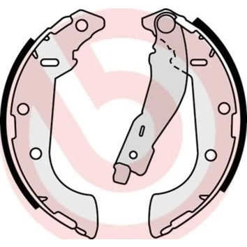 Imagem de BREMBO S 61 521 Maxilas de travão 229 42 com alavanca do mão PEUGEOT: 306 Carrinha, Hatchback, CITROËN: Xsara ZX Carrinha