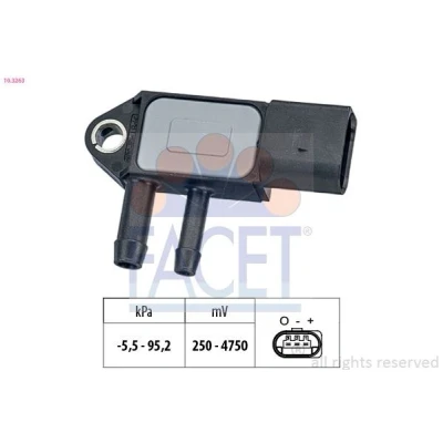 Imagem de FACET 10.3263 Sensor de pressão, servo freio Made in Italy OE Equivalent