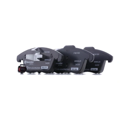 Imagem de BREMBO P 85 112X Jogo de pastilhas para travão disco incl. contacto aviso desgaste sem acessórios VOLKSWAGEN: Sharan II, Tiguan I